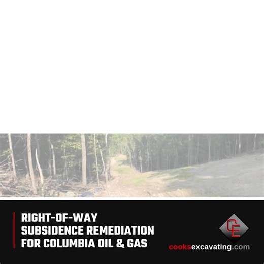 Case Study Spotlight: Right-of-Way Subsidence Remediation for an Oil & Gas Partner. When subsidence threatened the integrity of a pipeline right-of-way, Cook’s Excavating stepped in to restore stability and protect critical infrastructure. From removing excess sediment to stabilizing stream banks and restoring nearly 3850 ft of right-of-way, our team delivered a solution that enhanced safety and minimized environmental impact. See how we tackled the challenge from start to finish: https://rpb.li