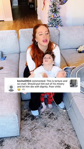 You’re wrong. My son’s life has God’s fingerprints all over it. Scripture says, “Before I formed you in the womb, I knew you” (Jeremiah 1:5). If God knew Luke, formed him, and entrusted him to me, then his life is not misery, it’s a miracle. The Bible ALSO commands us to “Speak up for those who cannot speak for themselves” (Proverbs 31:8). That includes medically complex children like my son. Choosing compassion is godly. Choosing cruelty is not Don’t speak death where God has spoken purpose. ✨￼