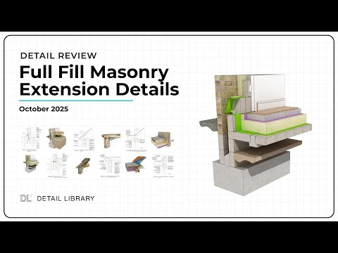 Full Fill Masonry Extension and Cold Roof Details