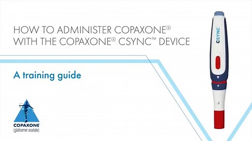 For patients prescribed COPAXONE® CSYNC™ Autoinjector_ Training Guide