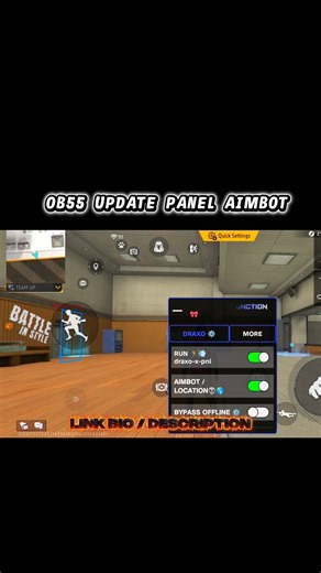 OB55 NEW UPDATE PANEL❕FREE FIRE MAX LOCALCONFIG JSON FILE AIMBOT HEADSHOT ESP LINE LOCATION📍