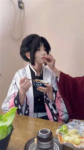 Feeling the Love from Tomioka #anime #game #fyp #demonslayer #shinobu #cosplay #cosplayer #girl