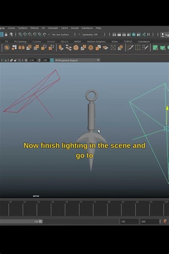 Wireframe Render Maya✅