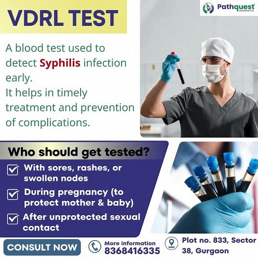 VDRL Test – Early Detection of Syphilis | Pathquest Diagnostics #vdrltest #syphilistreatment