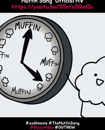 asdfmovie - ‘The Muffin Song’ Official MV #shorts