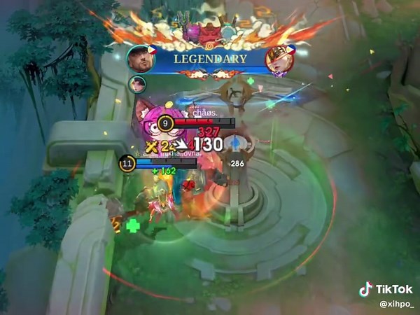 snowball and still getting owned 😭✌️ #xihporyz #xihporyzml #fypp #mlbb #clintmlbb