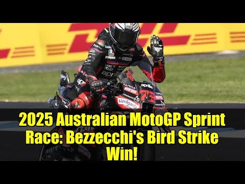2025 Australian MotoGP Sprint Race: Bezzecchi's Bird Strike Win! | Phillip Island Highlights