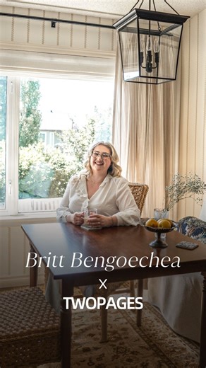 TWOPAGES | Introducing Britt Bengoechea x TWOPAGES. This collaboration with Britt Bengoechea (@reunioninteriors) brings heritage-inspired prints... | Instagram