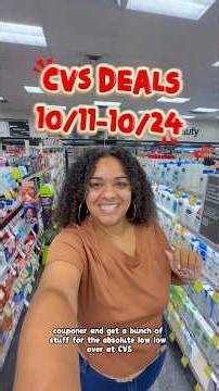 CVS deals valid until 10/24! breakdown is linked in my bio! #cvs #cvsdeals #cvscouponing #cvsfinds