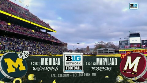 Highlights: No. 18 Michigan runs all over Maryland