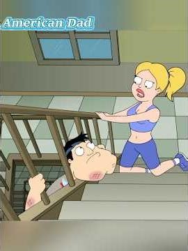 Stan’s head got stuck #anime #fyp #americandad