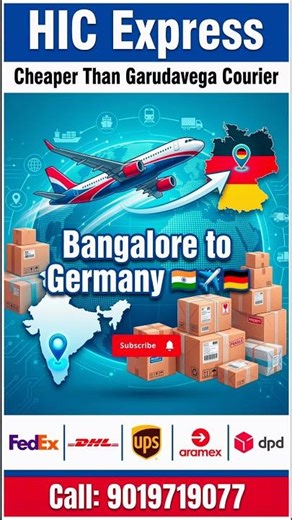 HIC Express | Cheaper Than Garudavega Courier | Bangalore to Germany 🇩🇪✈️#viral
