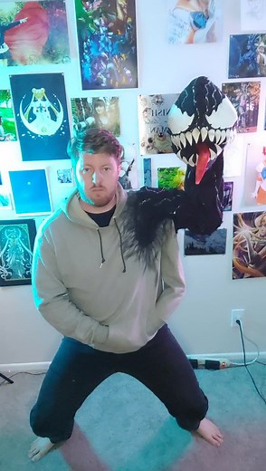 up down #puppet #cosplay #venom