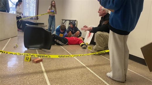 This group from Milburn, New Jersey did a fantastic job at analyzing the crime scene and following the trail that led them outside of the building, discovering additional evidence: a blood trail, a shell casing & a cigarette. Smart group #millburnnj #njrpa #libraries #recreation #stem