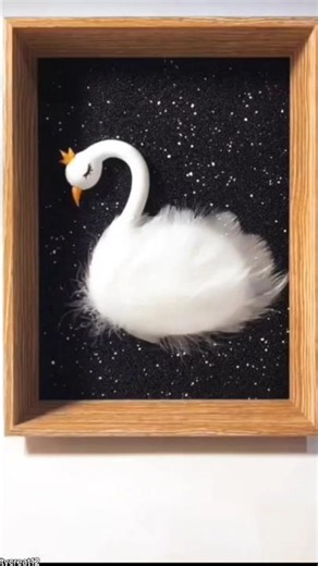 🦢 Swan Craft DIY | Easy Paper Swan Craft Tutorial #Shorts