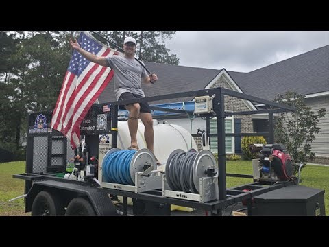 Building our new pressure washing trailer (FULL VIDEO) with tips and tricks learned along the way!!!