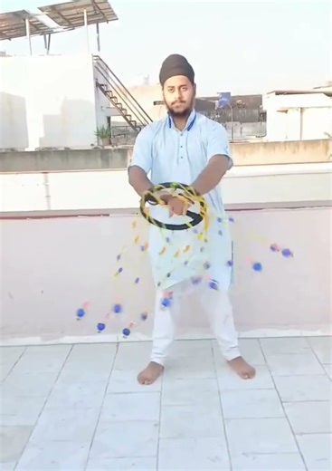 Gatka Chakkar ⚔️ Traditional Sikh Warrior Weapon Demonstration #ancientweapons #martialartsequipment
