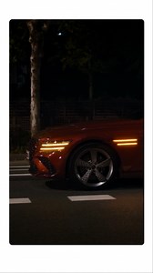 Low speeds? More agility. High speeds? More stability. Genesis Rear Wheel Steering keeps every move precise and in control. #GENESIS #Technology #RearWheelSteering | Hyundai Motor Group