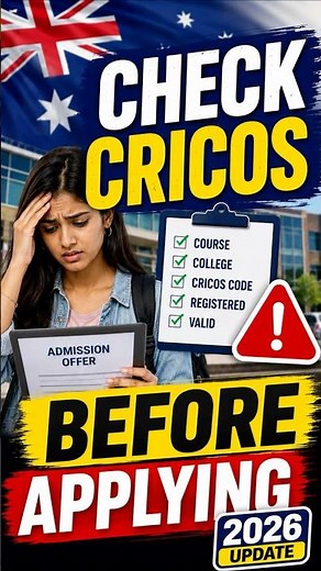 Don't Pick the Wrong College - CRICOS Registration Check #StudyInAustralia #StudentVisa