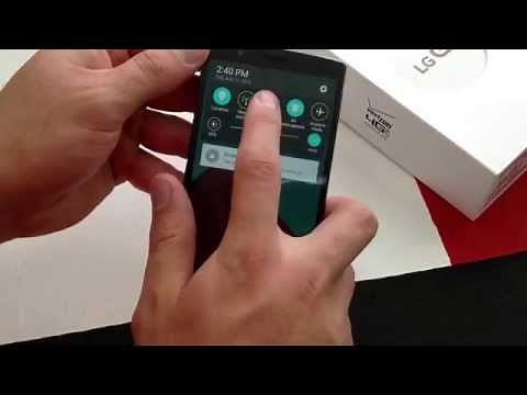LG G4 - How to turn flashlight on/off