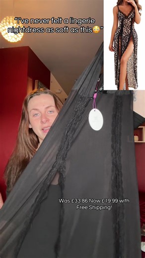 The quality is insane🤯Never felt a mesh lingerie dress as soft as this before! Get yours while they are 41% off in time for Valentines Day😏#nightdress #lingeriedress #mesh #valentinesday #sexyzone