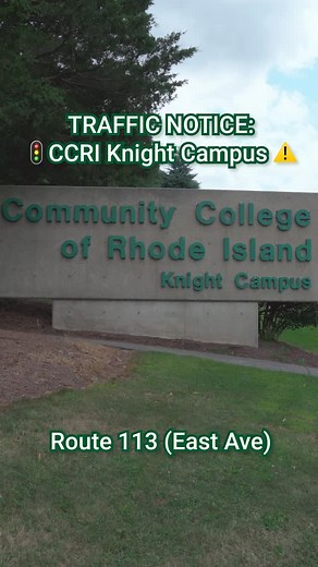 3K views | Heading to Knight (Warwick) campus? There’s ongoing construction that might tie you up in traffic - We suggest:  Seeking alternate routes ⏰ Giving yourself extra time for travel  Using the Commonwealth Ave entrance If you use the main entrance, stay in the right lane for student parking! | Community College of Rhode Island (CCRI) | Facebook