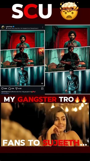 SCU ANTA MAMA ||🤯🤯#sahoo#og#bloodyromeo#cinematic￼universe#tollywood#sujeet#movie#viralshorts