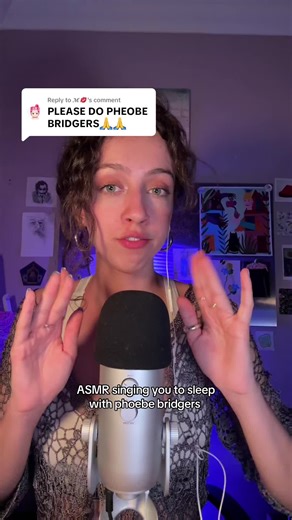 Replying to @𝓜💋 singing you to sleep with phoebe bridgers :) #asmrsinging #singingasmr #pheobebridgers