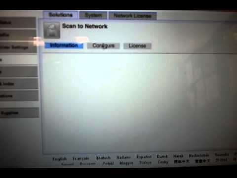 Create scan network folder Lexmark X463de