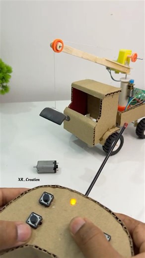 DIY Homemade remote control System for a self-propelled crane. #youtube #shorts #project