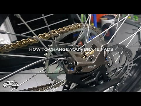HOW TO: Change your brake pads (front and rear) on a Sur-Ron Lightbee