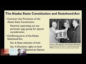 The Alaska Native Claims Settlement Act (ANCSA) Guide: Recognizing the ANCSA and it's History