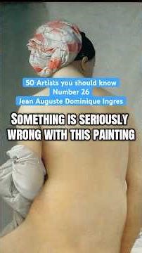 Ingres was a French painter with incredible drawing and painting skills. #arthistory #frenchart