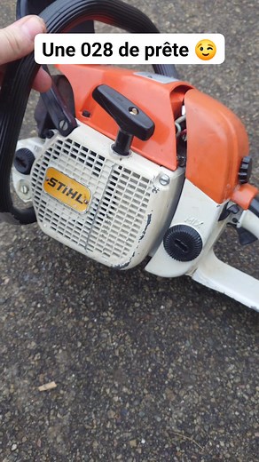 Encore une qui est terminée reste plus qu'à lui trouver un guide et une chaîne | RIO Motoculture