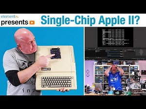 World's First Single Chip Apple II Boots!