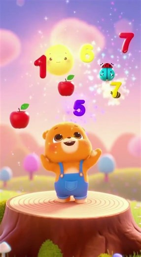Learn Numbers 1 to 10 with Oliver! 🐻 | 3D Counting Song for Kids