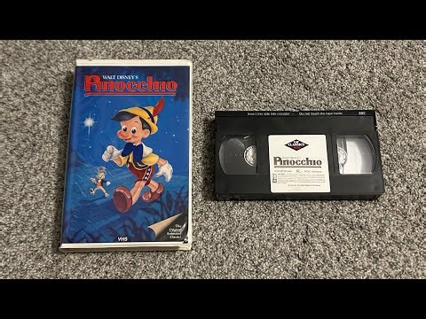 Pinocchio 1987 VHS Overview