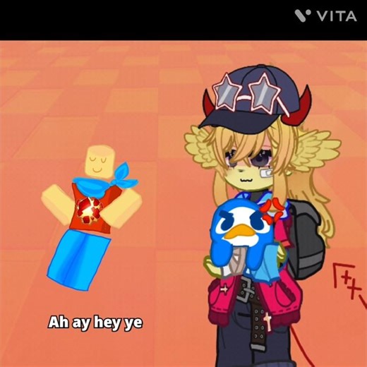 ah ay hey ye. ft:- player/hero & tutorial terry || #player #blocktales #roblox #terry #tutorialterry