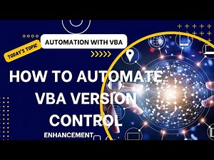 How to Automate VBA Version Control