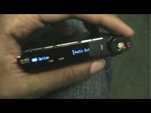 Sony MZ-RH1 Hi-MD Portable Minidisc Recorder Unboxing/Menu Display