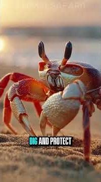Crabs Can Regrow Their Claws 😱| Nature’s Armored Survivor #Crab #CrabFacts #OceanLife #MarineAnimals