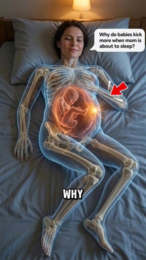 Why do babies kick more when mom is about to sleep? #pregnant #pregnantlife #momtobe #pregnancy #newborn