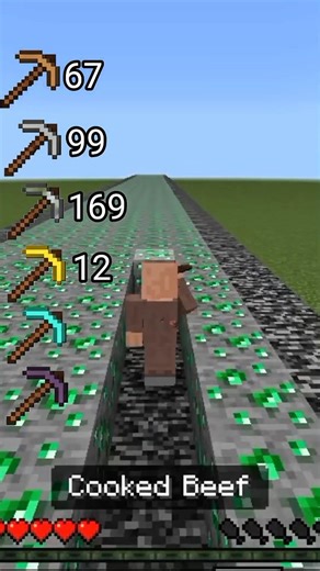 All Pickaxes vs Emerald Ore #minecraft ‪@minetools001‬ ‪@LowkwkMinecraft‬