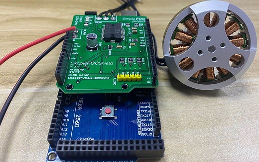 【教程】DIY不足百元的无刷电机闭环驱动-SimpleFOC(3)闭环无刷电机控制实现