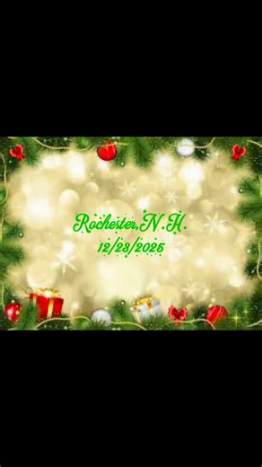 Christmas Eve Eve in Rochester ❄️🎄Snow falling, lights glowing, and a special drive-by at Holidays on the Hill.#RochesterNH #ChristmasEveEve #NHWeather #HolidayLights | Rochester, NH Scanner Alerts