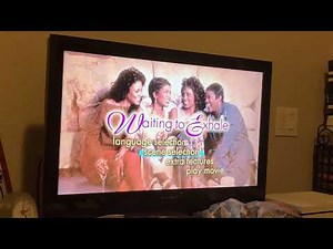 Opening and Menu to Waiting To Exhale 1999 DVD