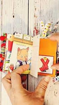 Upcycled Crayon Box ➡️ Junk Journal Tutorial #junkjournal #recycledcrafts #diy