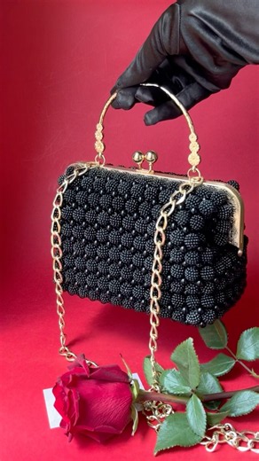 Blackberry beaded bag with frame/ beaded bag tutorial #beadedbag #diy