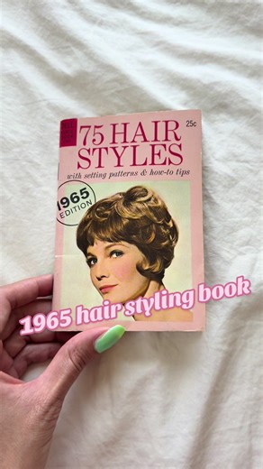 Vintage 1965 Hair Styling Book: Retro Hair Inspiration