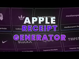 [2024] ✅ APPLE RECEIPT GENERATOR BY CONFIRM IT ✅